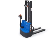 Electric pallet walkie stacker - 2600 lbs load, 118" lift - SolidHub, HE1200/3