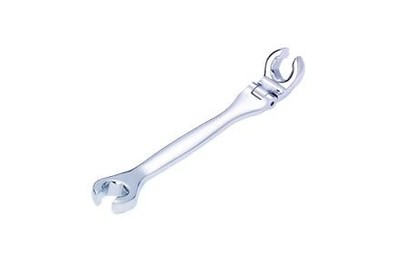JIN TOOL Flexible Flare Nut Wrench,Open Box Wrench,Line Wrench, 210° Activity