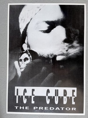 Vintage Ice Cube The Predator 1992 Promo Large Poster 33 x23.5'' 