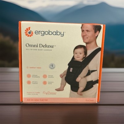 Ergobaby Omni Deluxe All-in-One Baby Carrier - Onyx Black 0-4years