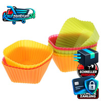 Silikon MuffinföRmchen 12 StüCk Wiederverwendbar BackföRmchen FüR Muffins