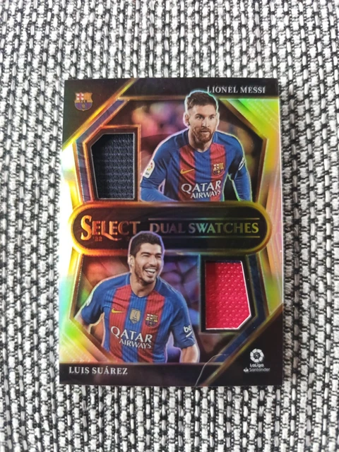 Panini 2022-23 Select La Liga Lionel Messi Luis Suarez Patch Relic Barcelona