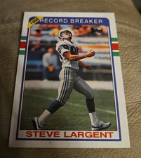 1989 Topps NFL Record #4 Steve Largent Seattle Seahawks