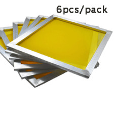 Brand New Screen Frame with 230 Mesh Color Yellow 6PCs 8"*14" Aluminum Frames