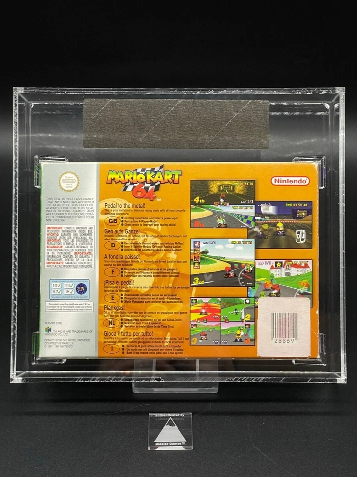 Mario Kart 64Player's Choice 1999 Nintendo 64 EU RGS 70 EX+ CIB Grade No VGA WAT - Image 2 of 4