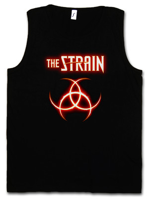 THE STRAIN BIOHAZARD LOGO TANK TOP FITNESS - Del Toro Vampire TV Book The Strain