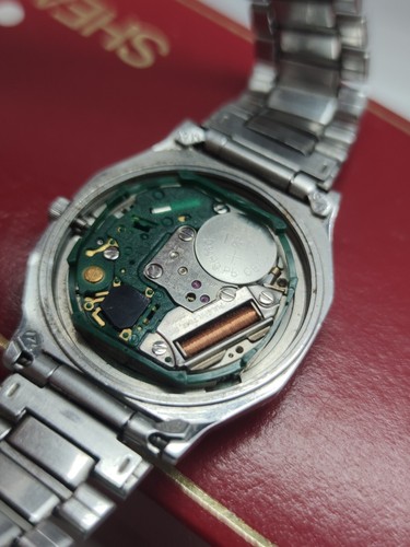 Vintage Watch Pulsar Style Santos Chiffres Romains Quartz - Picture 5 of 24