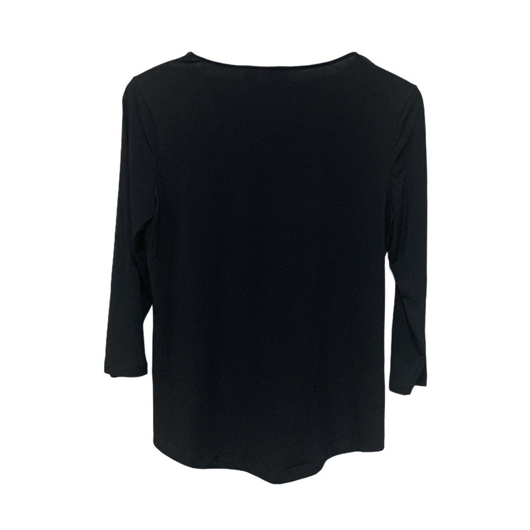 Chico’s Zigzag Pattern Stretch Top Blouse Size M … - image 7