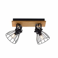 Deckenlampe Holzlampe Deckenleuchte Flurlampe Beweglich Schlafzimmerlampe H 21Cm