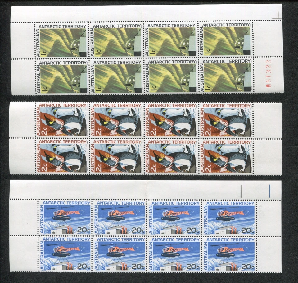 Set of 10, Panes of 8 Australia Stamps #L8-L18, Missing #L11 Scott Value $432 - Image 3 of 3