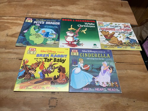 5 VER ESCUCHAR LEER SOLO LIBROS (CINTAS/VINILOS NO INCLUIDOS) Walt Disney y Peter Pan - Imagen 1 de 11