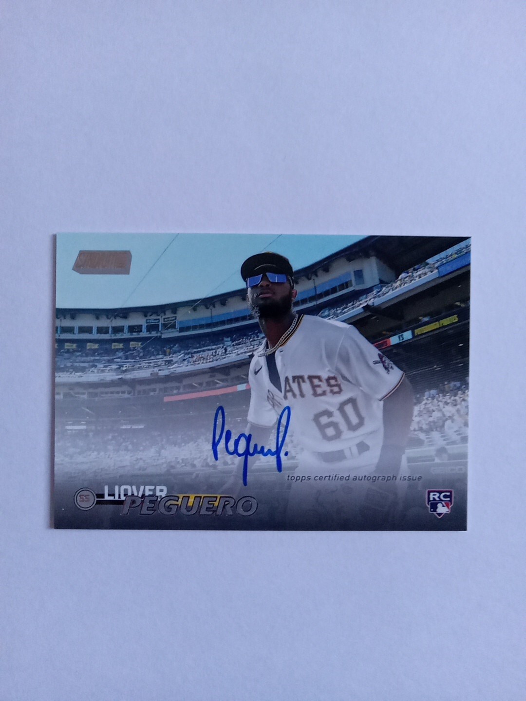 2023 Topps Stadium Club Liover Peguero RC Rookie ON CARD AUTOGRAPH #SCBA-LP