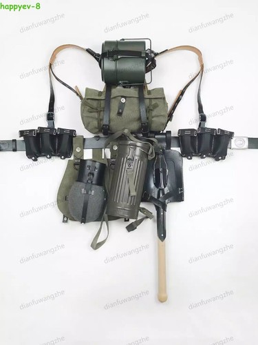 Replica WW2 WWII Equipment MP40/98K Canvas Field Gear 11pcs Combination Set Prop - Picture 8 of 9