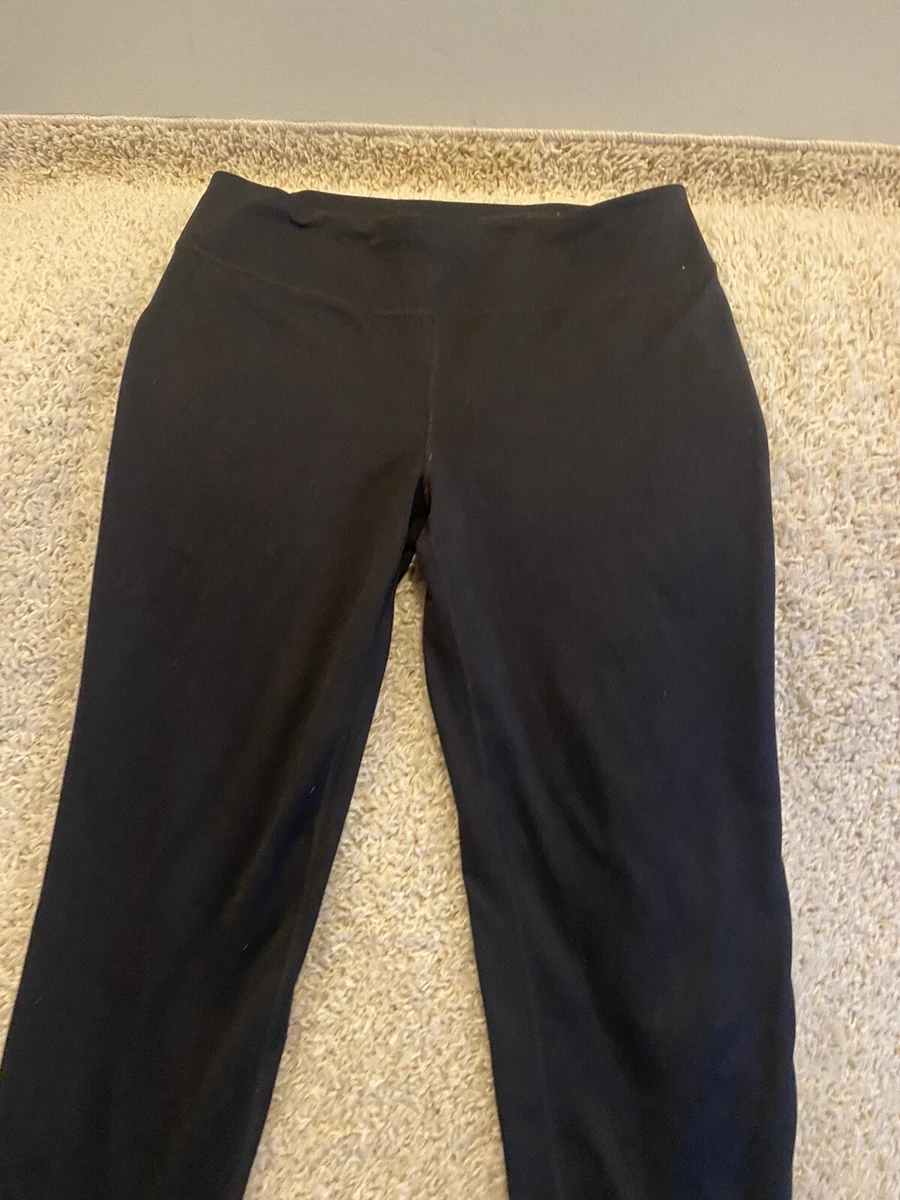 under armour yoga pants womens small tall black stretch 28X32