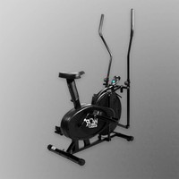 Elliptical Cross Trainer Bike Workout Machine Fitness Cycle Home Equipment Black Elliptical Cross Trainer Bike Workout Machine Fitness Cycle Home Equipment Black