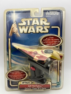 Star Wars Attack of the Clones Starfighter Galactic Chase SFX Game 2002 .READ!!