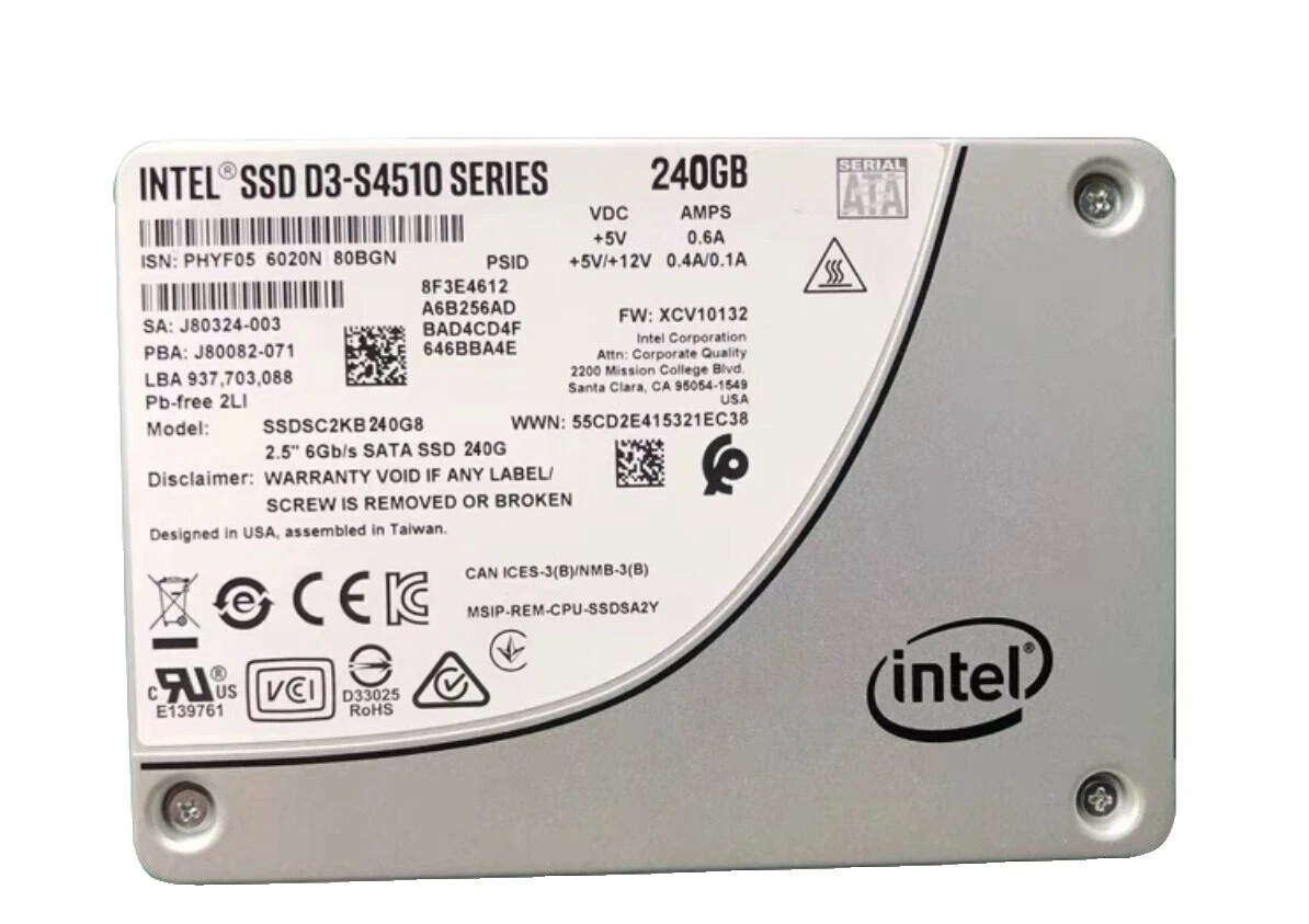 Intel SAS Solid-State Drives