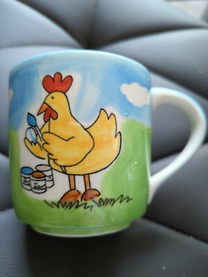 Easter cup mug with egg inside brand Essex collection 