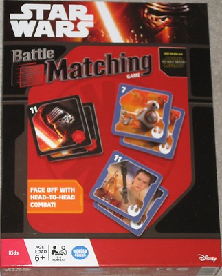 STAR WARS Force Awakens Battle Matching Game NEW Sealed Free Shipping !