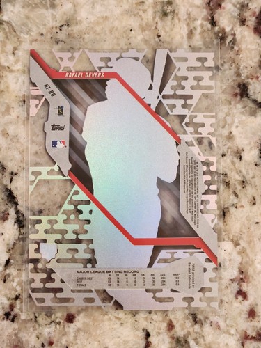 2018 Topps High Tek Pattern 3 Rhombuses/Triangles Rafael Devers #HT-RD Rookie RC - Picture 2 of 2