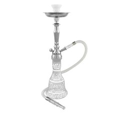 Juego de cachimba blanca de 20" - Hieros de Premium Hookah Shisha 1 manguera