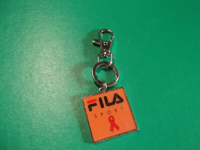 Unique Collectible Key Chain 1.25''in Metal FILA SPORT Pink Ribbon