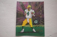 Brett Favre Green Bay Packers Reproduction Print (Reprint) By WW Hoffert.