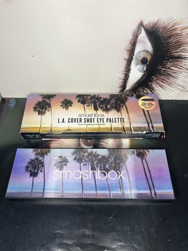 NUEVO EN CAJA Smashbox L.A. CUBIERTA Paleta de Ojos y Delineador de Ojos de Gel FISHNET de Tamaño Completo - Imagen 2 de 10