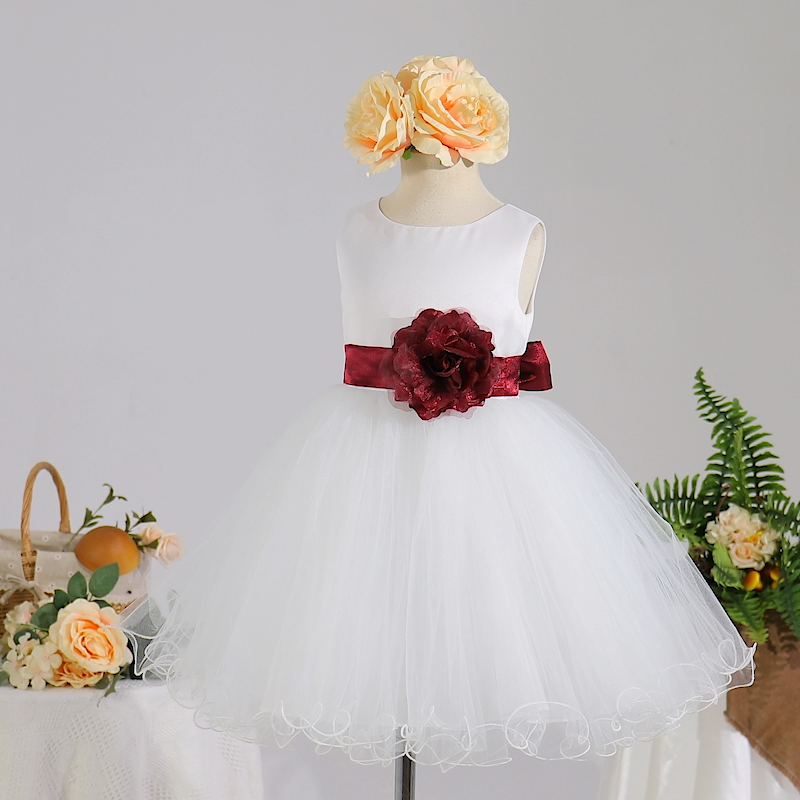 Flower Girl Dress Birthday Wedding Bridesmaid Formal Pageant