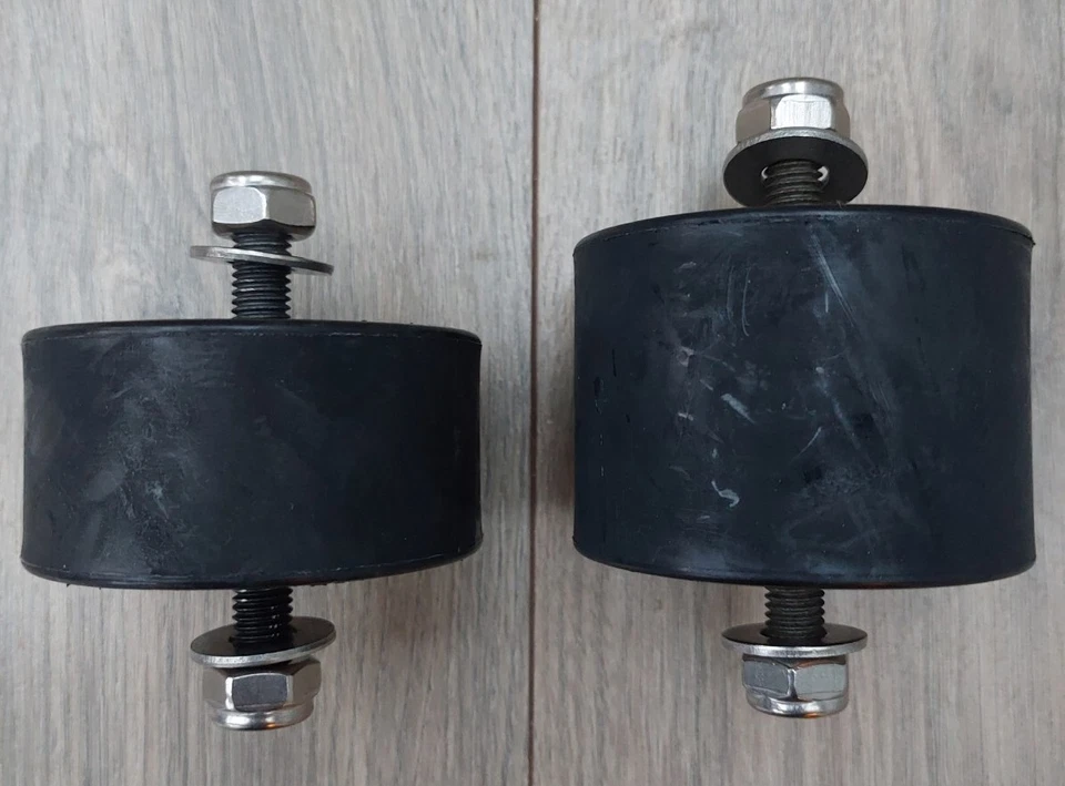 Borrachas de montagem de motor Ford Escort Mk1 Mk2 Crossflow XFlow atualizadas x2 - Imagem 2 de 3