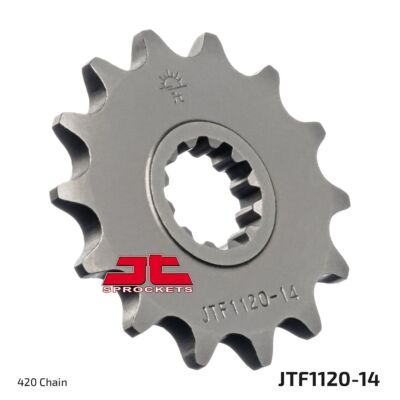 Malaguti DRAKON 50 NDK 2007 JT Natural Front Sprocket 14T 420 JTF1120.14