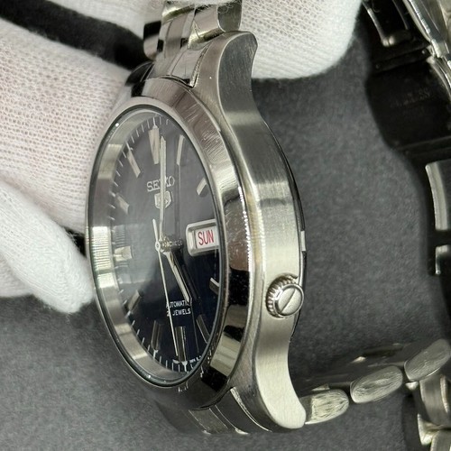 SEIKO 5 Automatic 7S26-02J0 SNK807 21J Automatic Men's Watch Navy Dial Japan F/S - Picture 14 of 16