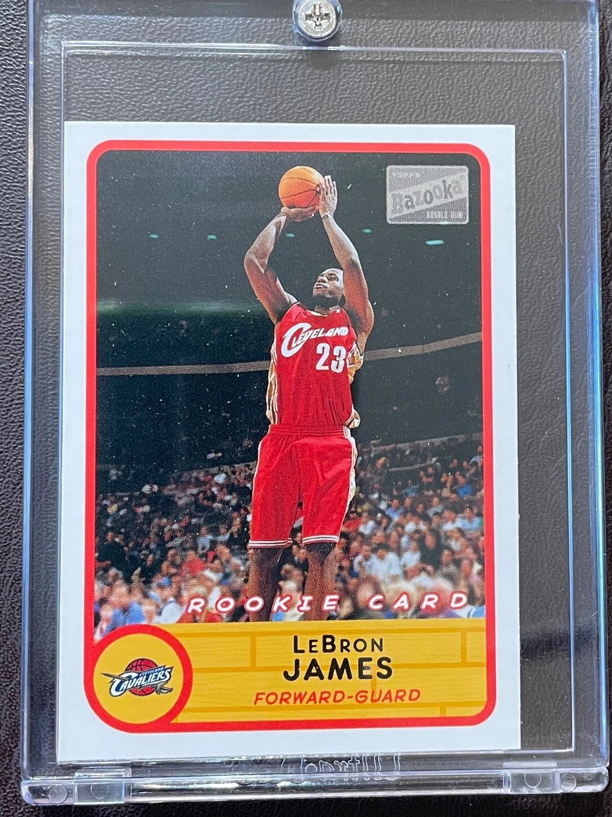 Lebron James trading card