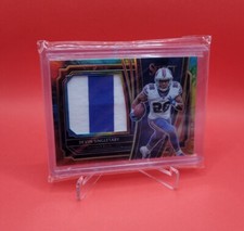 DEVIN SINGLETARY 2019 Panini Select 12/25 Tie Dye Prizm 2 Clr Patch Rookie GIANT