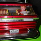 VINTAGE TIN LITHO TOY BUS CAR VAN BATTERY OPERATED MADE IN JAPAN WORKS EXCELLENT — photo 6