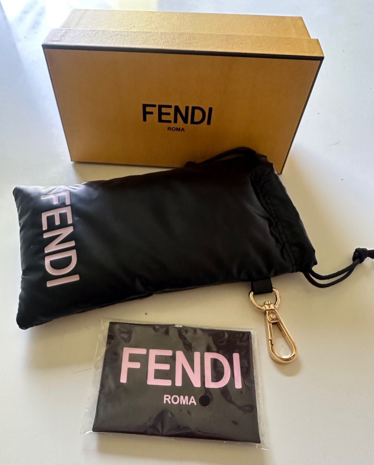 Fendi Roma Authentic Sunglasses with Black Soft Case Pouch Box