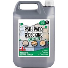 5L Patio & Decking Cleaner Removes Dirt, Grime & Stains Ready To Use For Patios