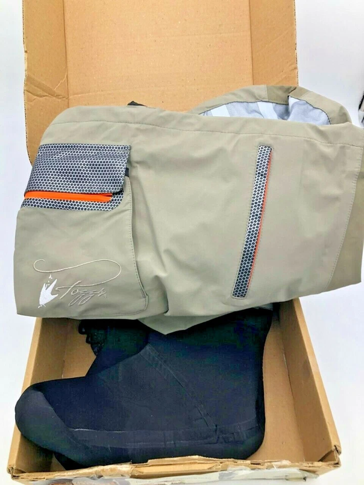 Frogg Toggs Anura II Breathable Stocking foot Chest Wader 2711149 Khaki NEW - Image 2 of 4