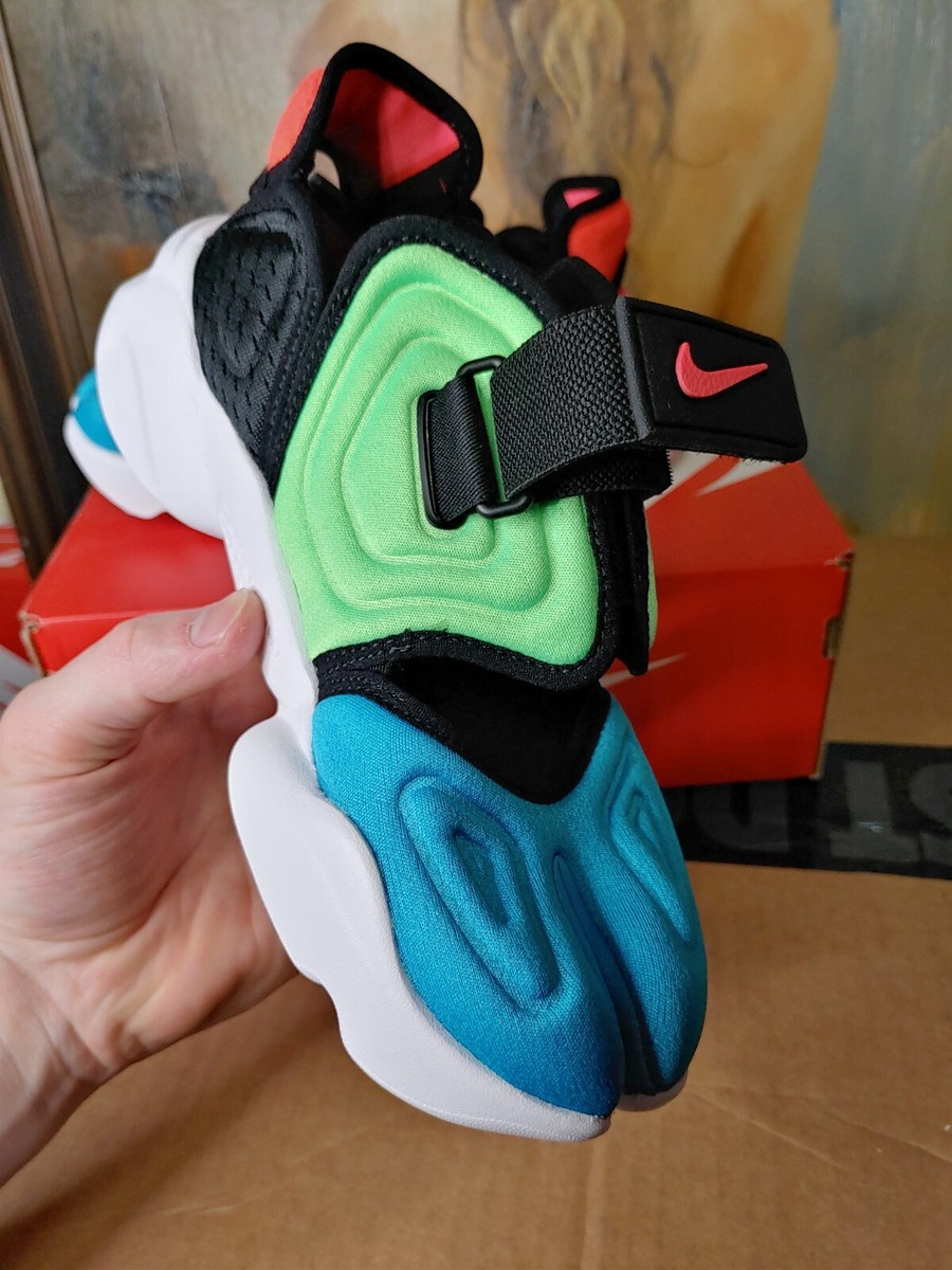 Womens Nike Aqua Rift Sz 5.5 Blue Fury Flash Crimson Black