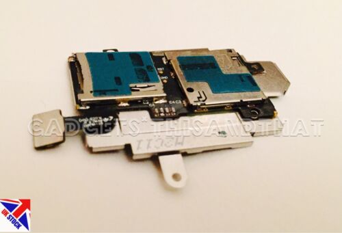 Samsung Galaxy S3 LTE i9305 i9300 SIM Card SD Memory Card Reader Slot Flex Cable - Afbeelding 1 van 5
