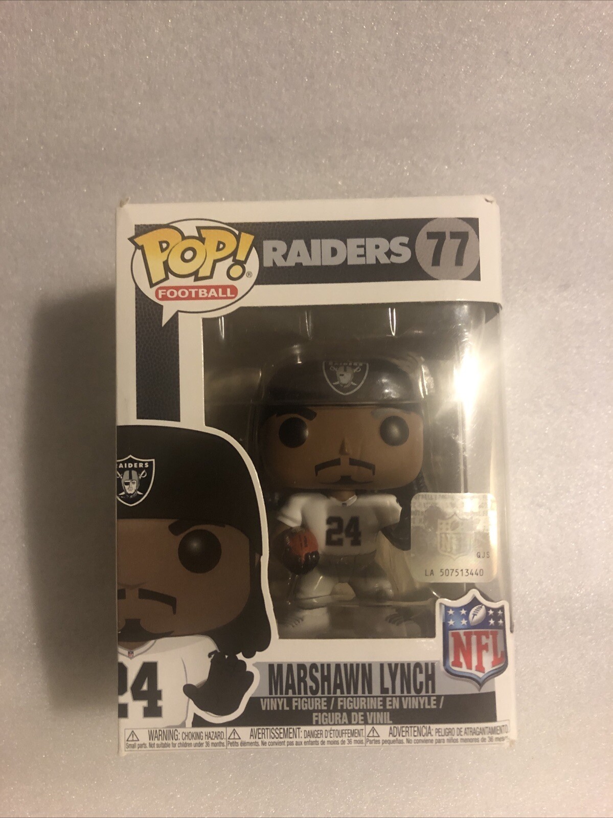 Funko Pop! Football Sports Nfl Marshawn Lynch #77 Vinyl Figure Oakland Raiders
