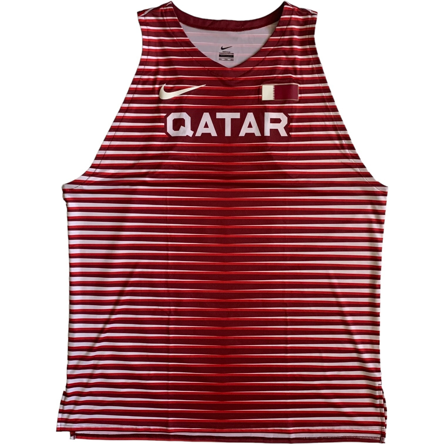 Nike Men's Size 2XL Pro Elite Qatar Track & Field Running Singlet CI8115-611