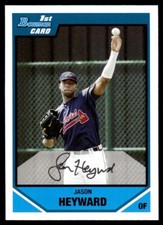 2007 1ST BOWMAN PAPER ROOKIE JAYSON HEYWARD DODGERS R74