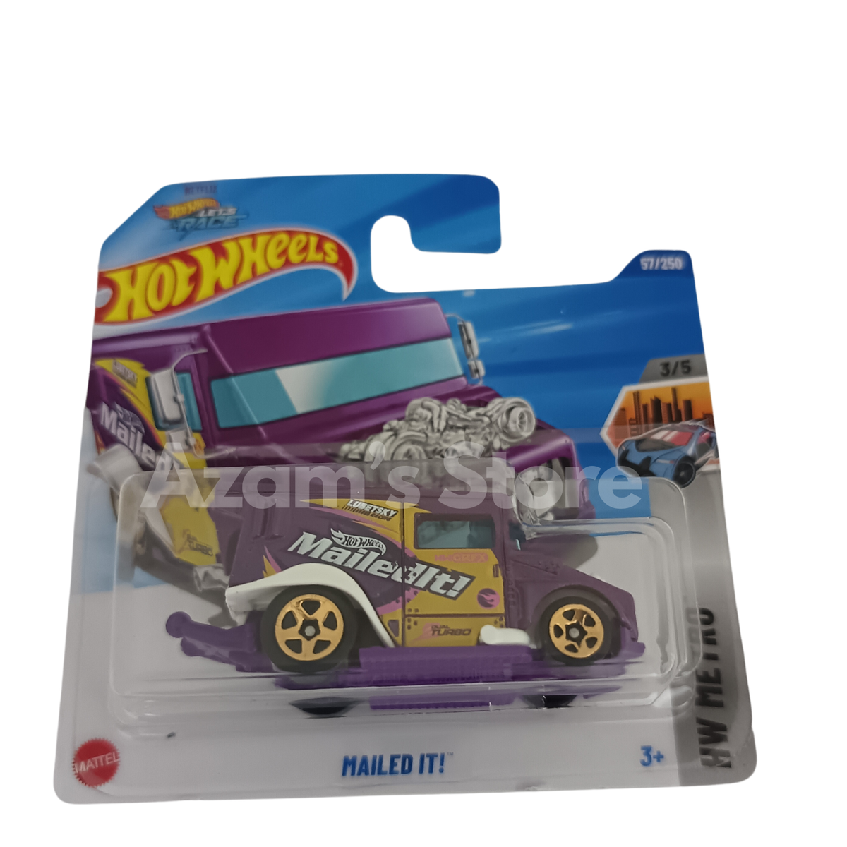 2025 Hot Wheels Case C Mainline  Mailed IT RTH Treasure Hunt Int Short Card