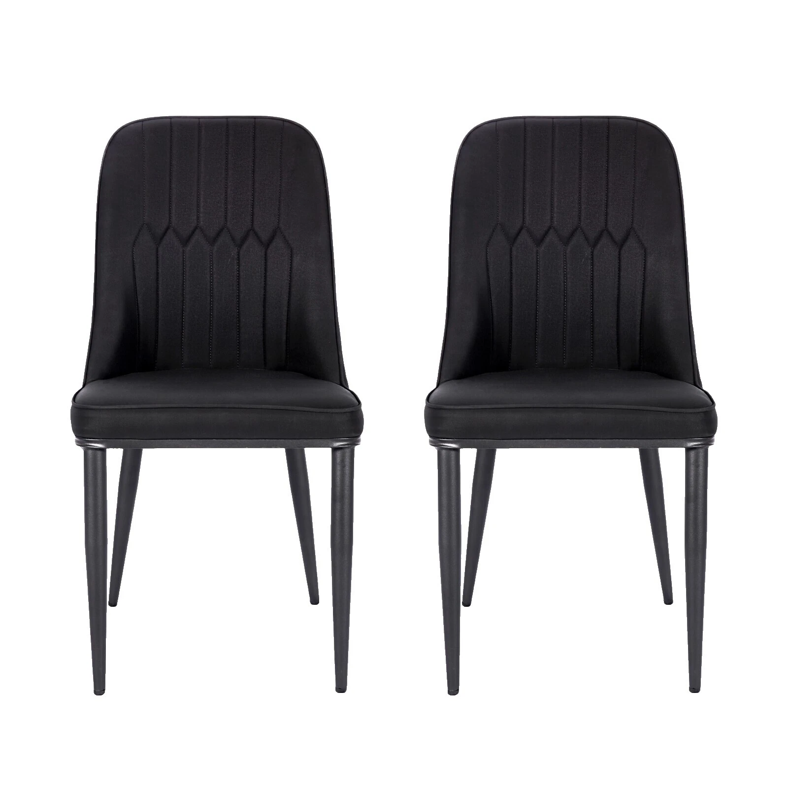 Vintage Faux Leather Dining Chairs