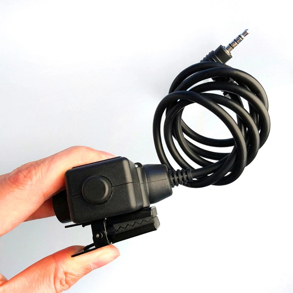 Z Tactical HD01 HD03 Headset U94 PTT Cable Yaesu FT-60R Vertex VX-3R VX-5R Radio - Image 2 of 4