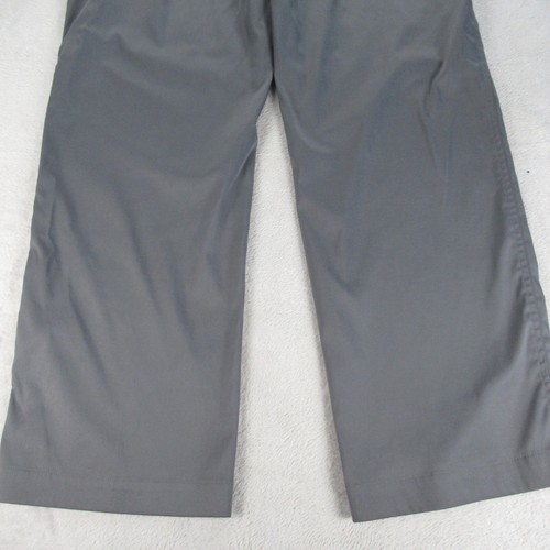Nike Golf Pant Men 40x32 Gray Dri Fit Zip Flat Straight Golf Stretch Performance - Picture 5 of 15