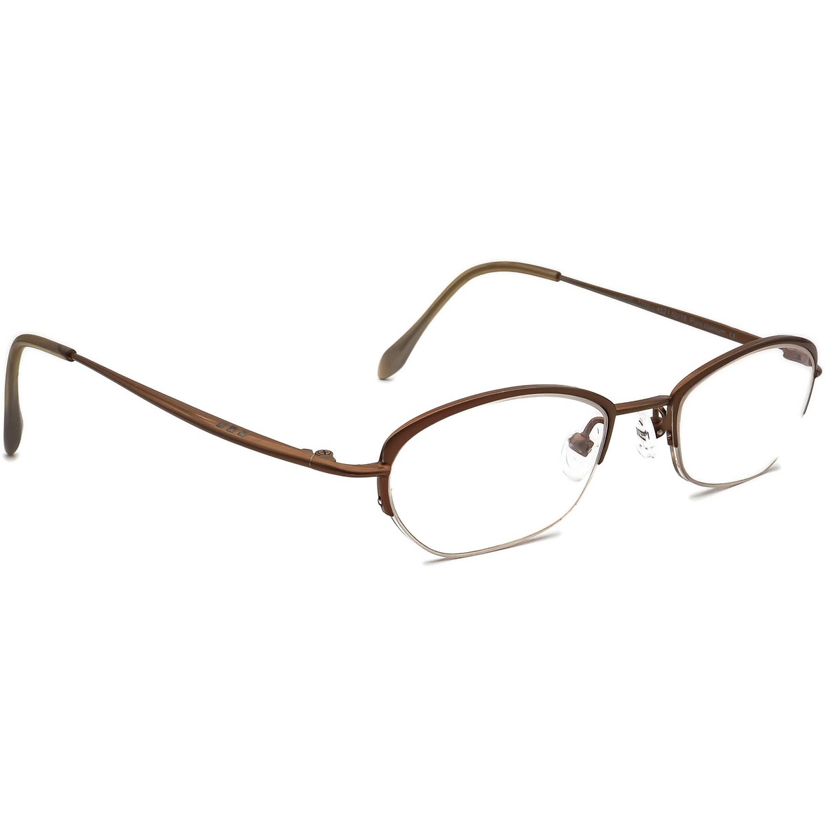 Prodesign Denmark Eyeglasses Zenith 7316 c.4521 Brown Half 
