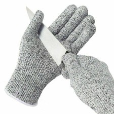 CUT RESISTANT LEVEL 5 WORK KNIFE SAFETY GLOVES GRIP PROTECTION NON SLIP UK