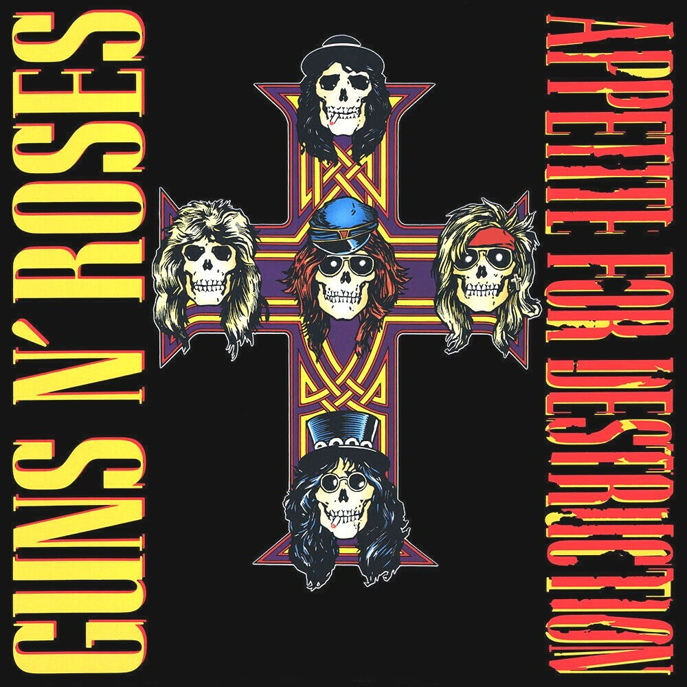 APPETITE FOR DESTRUCTION - GUNS N’ ROSES Guns 'n Roses Appetite For Destruction 12x12 Album Cover